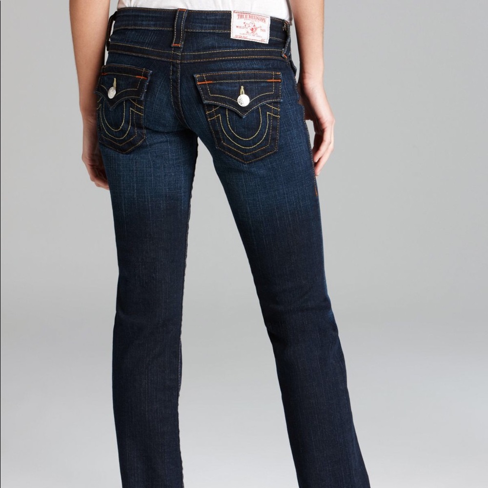 TRUE RELIGION “BILLY”stretch bootcut jeans!